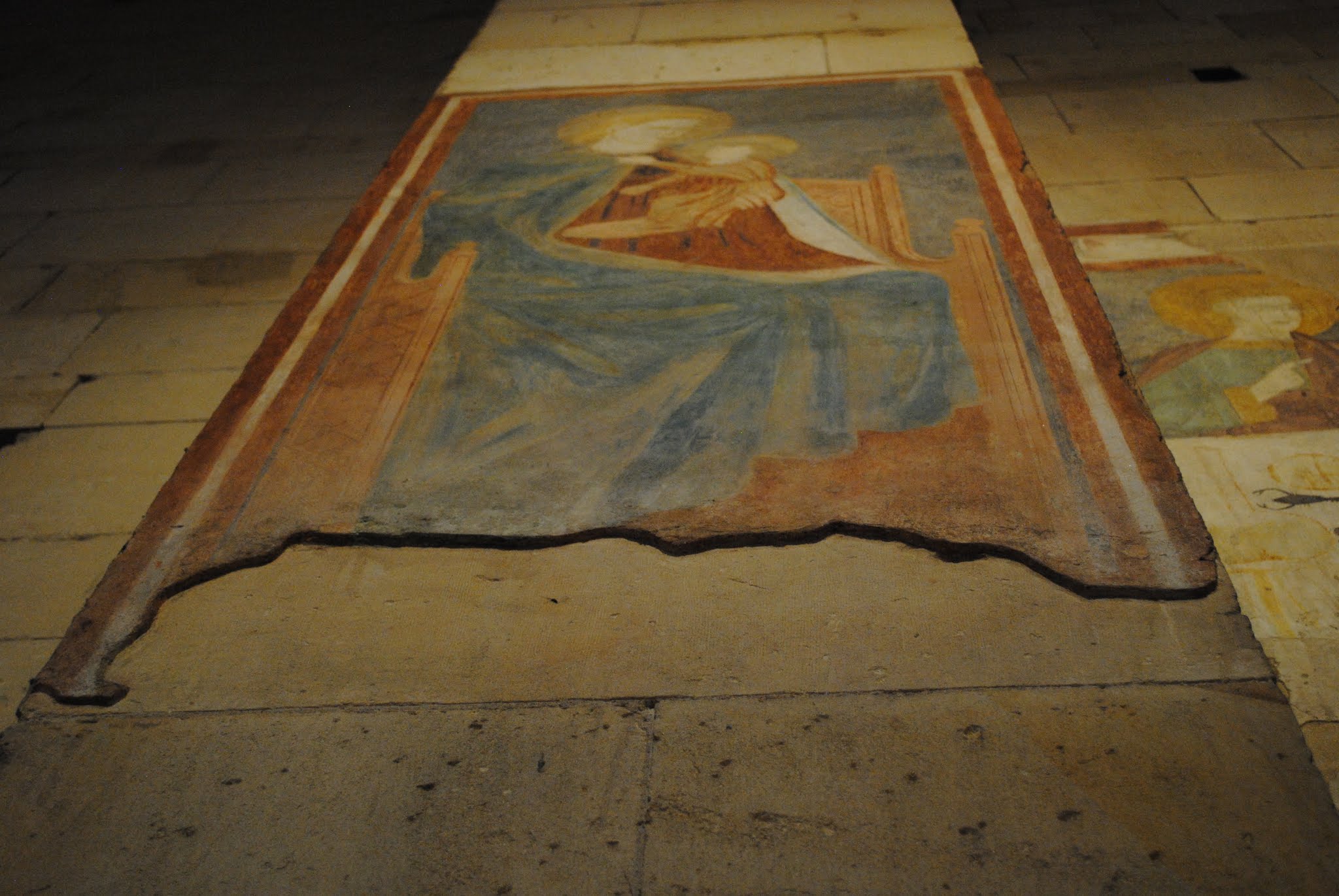 Frescos in the San Zeno Basilic in Verona, Italy