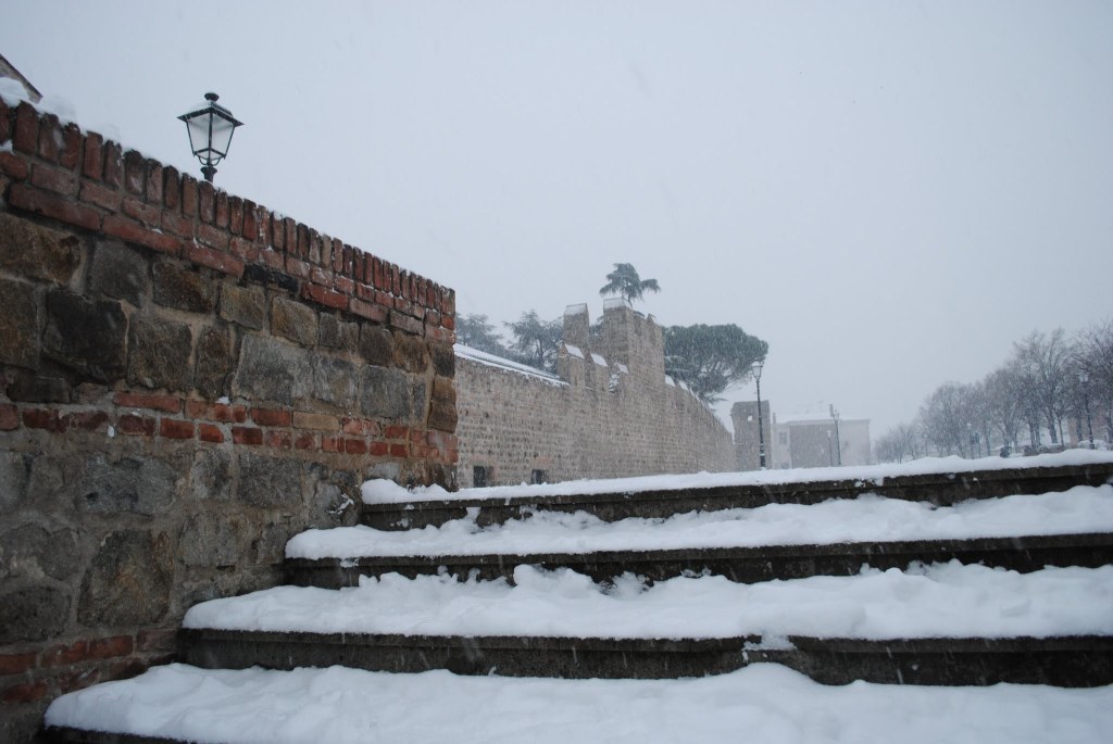 La nieve llegó a&nbsp;Monselice