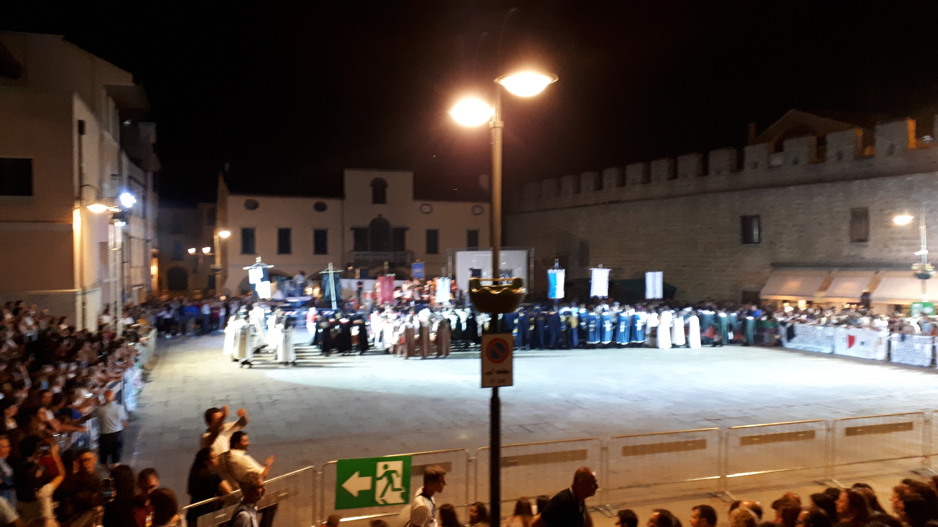 El  Palio de Monselice (Padova) 2018. Competencia de tambores.