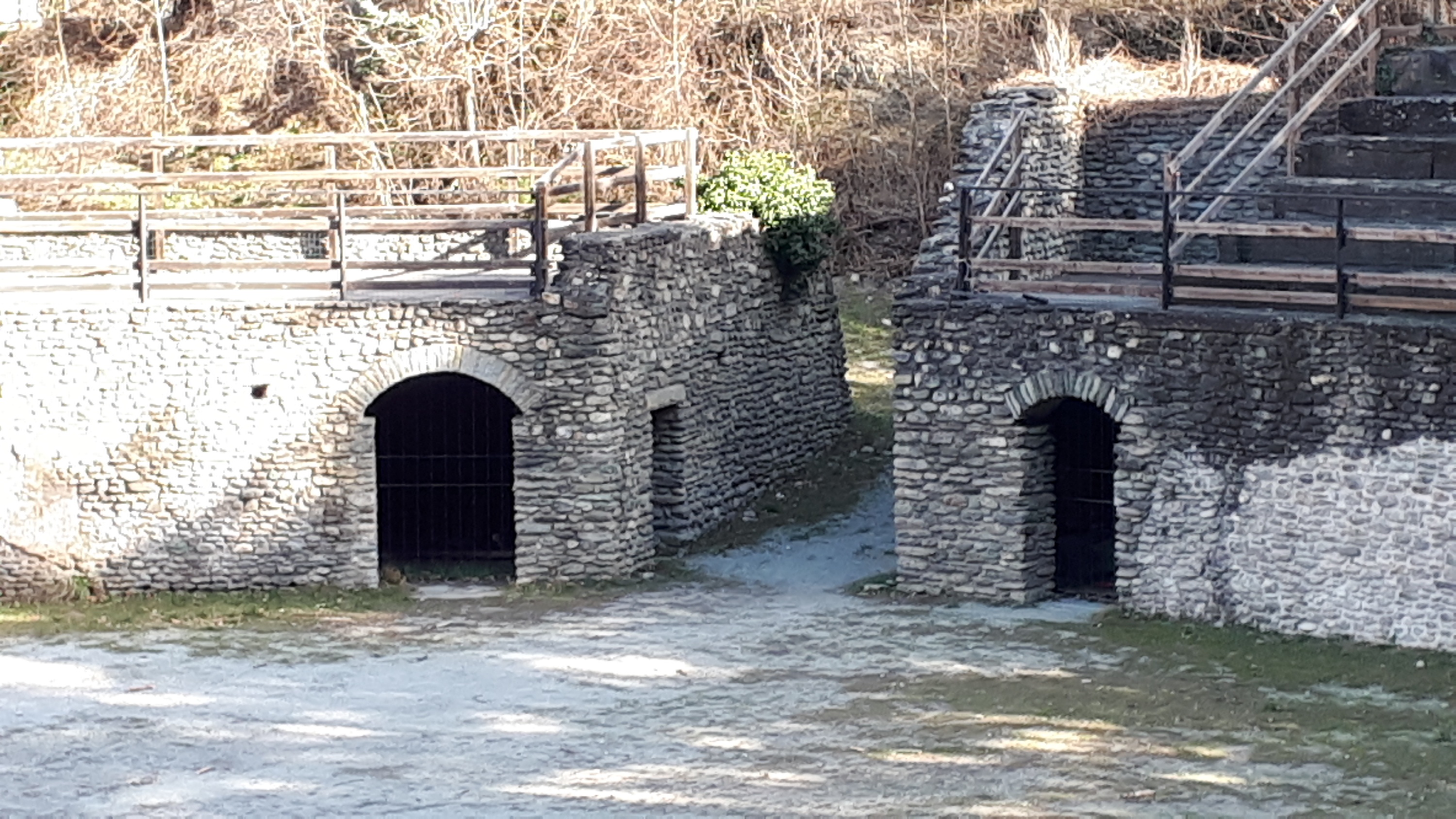 La arena Romana de Susa, Piamonte, Italia.