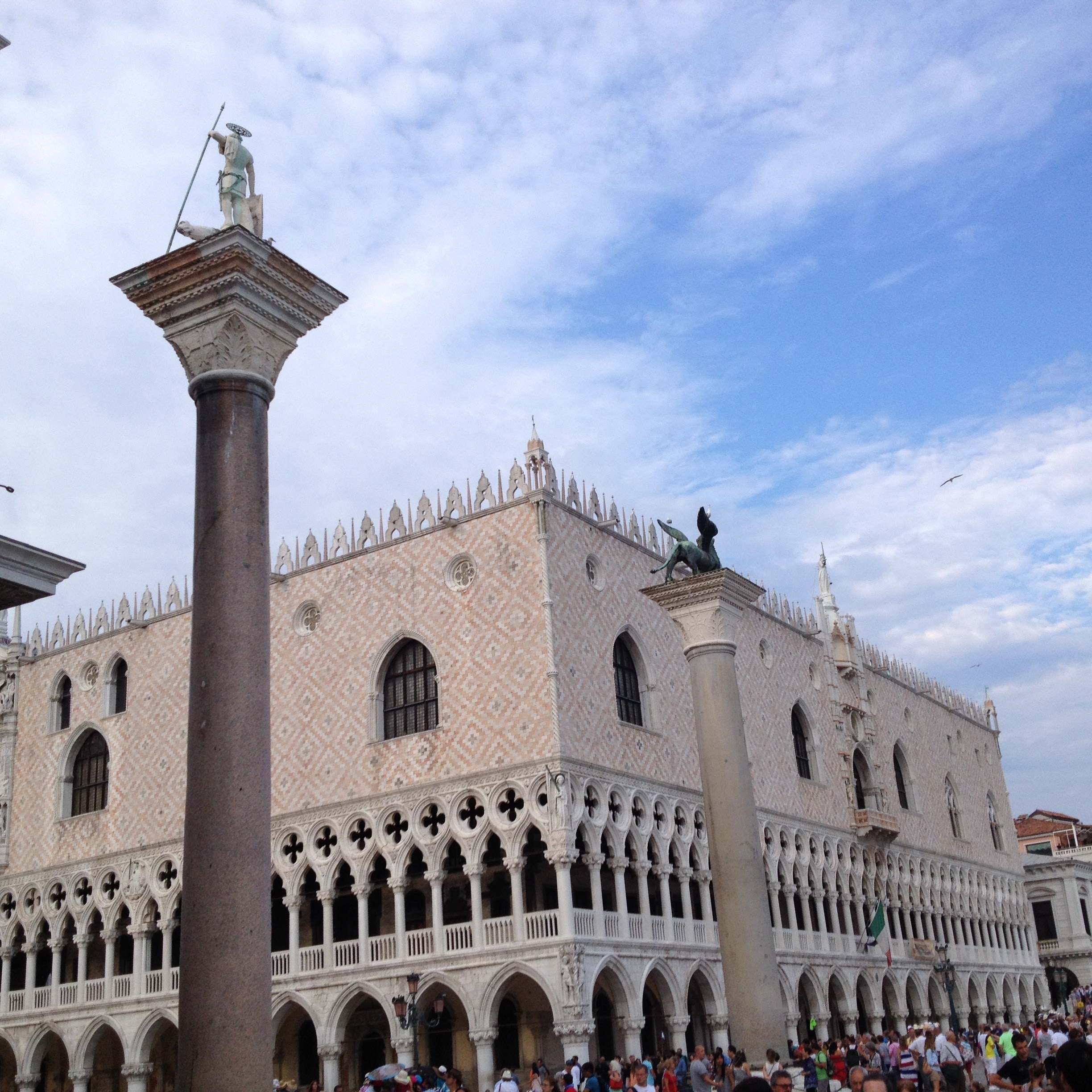 Venice: The Columns of Saint Mark’s.
