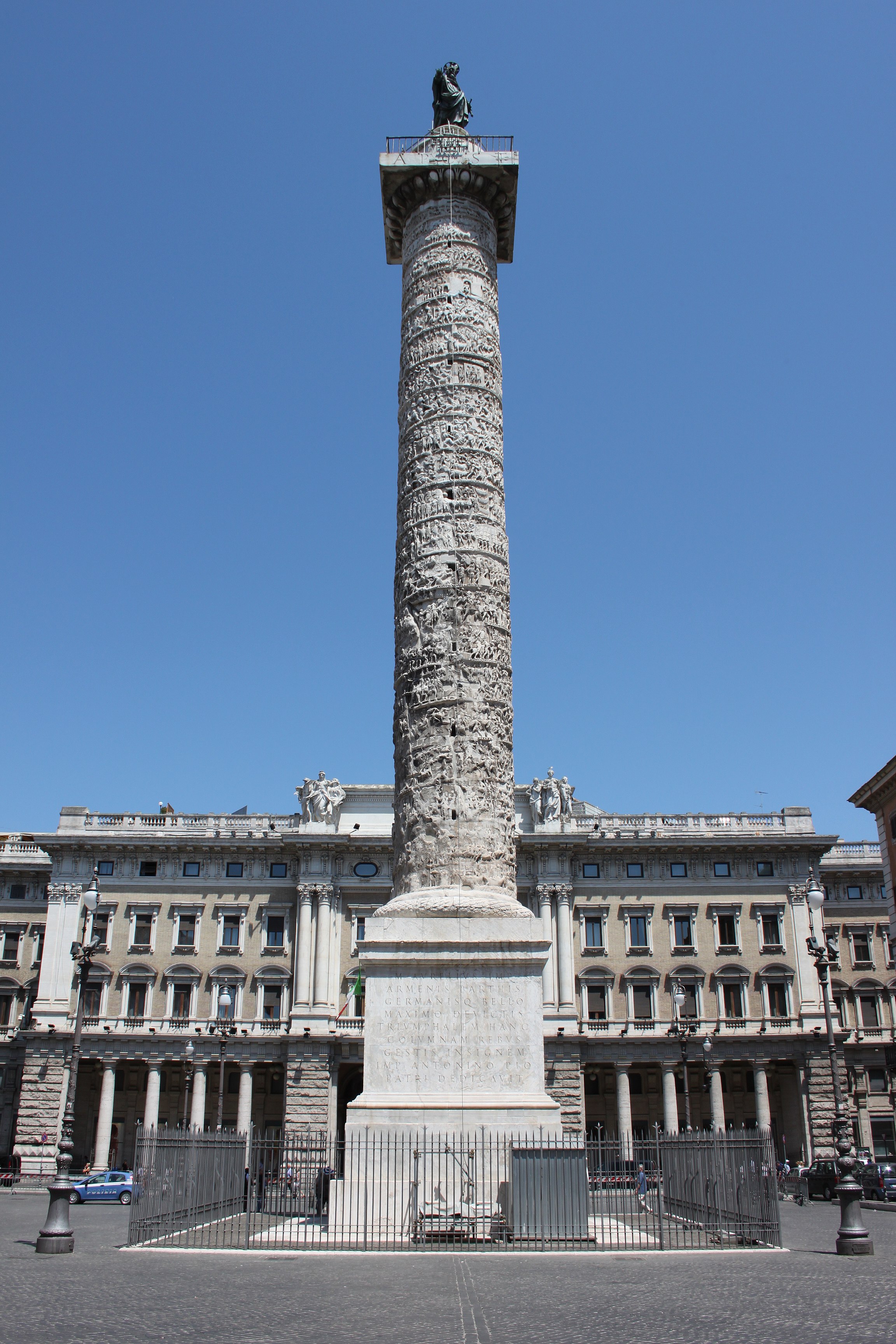 La Columna de Marco Aurelio. Roma, Italia.