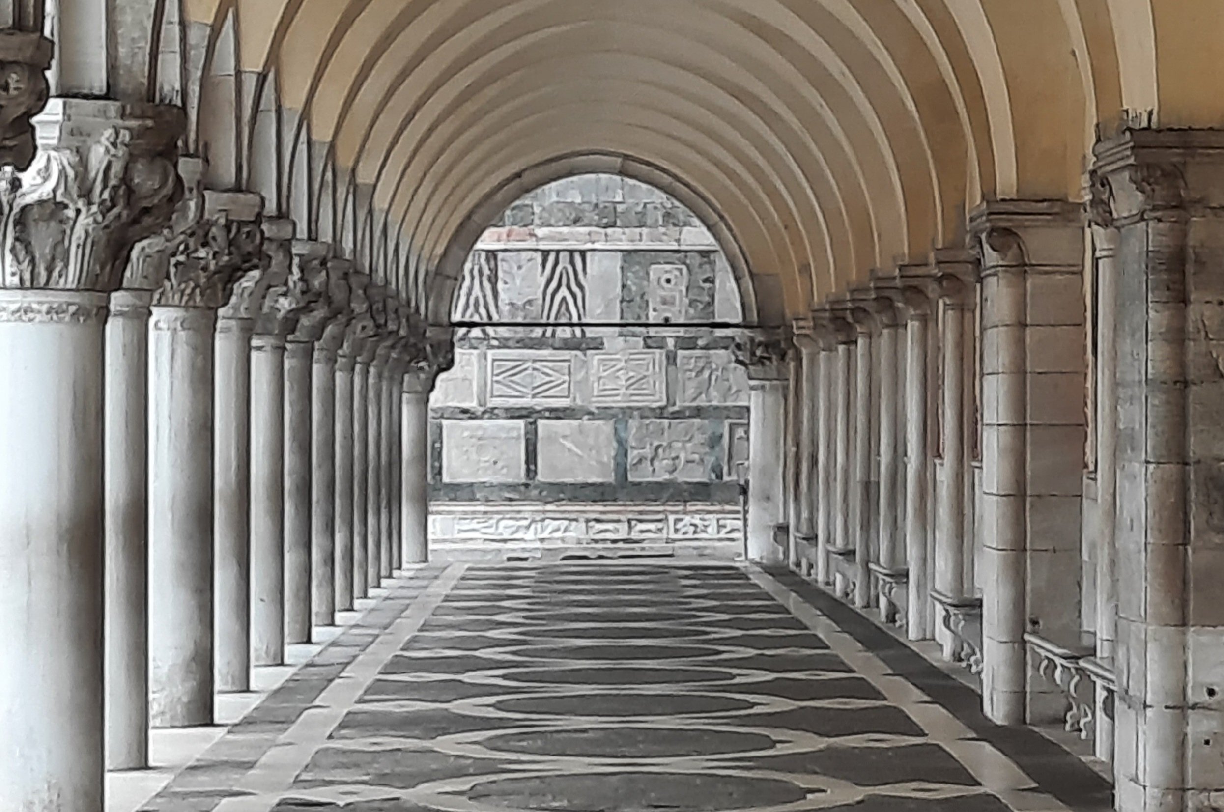 Detalles de Venezia: El Portico del Palacio Ducale.