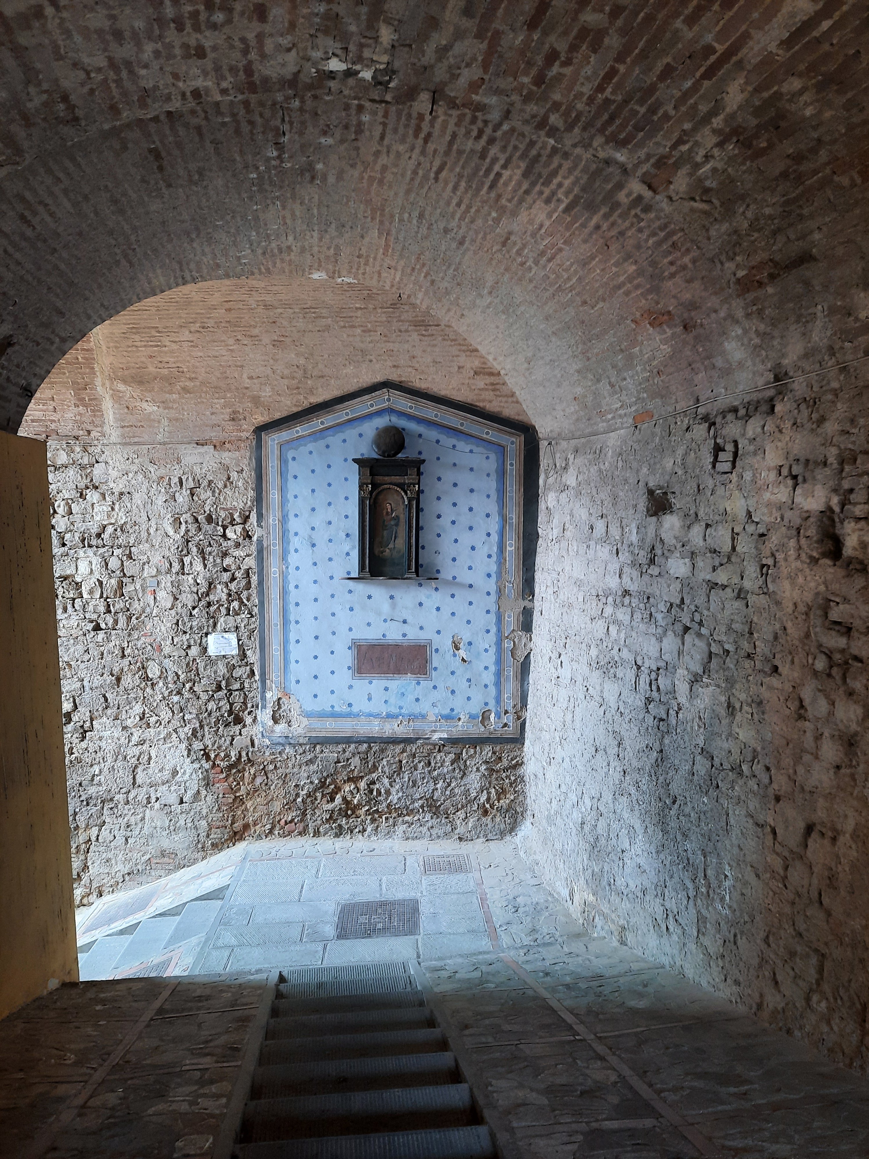 Detalles de una Madonna, Todi, Umbría.