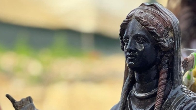 Arqueología. Descubren más de 20 estatuas Etruscas en San Casciano dei Bagni. Siena.