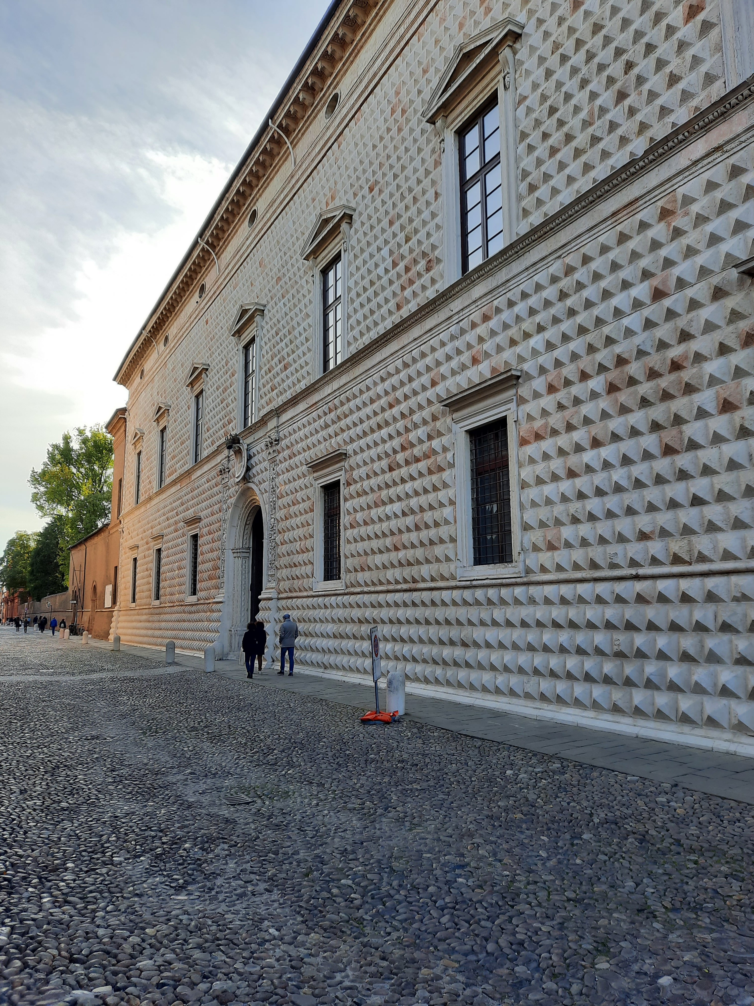 El «Palazzo dei Diamanti» de Ferrara.
