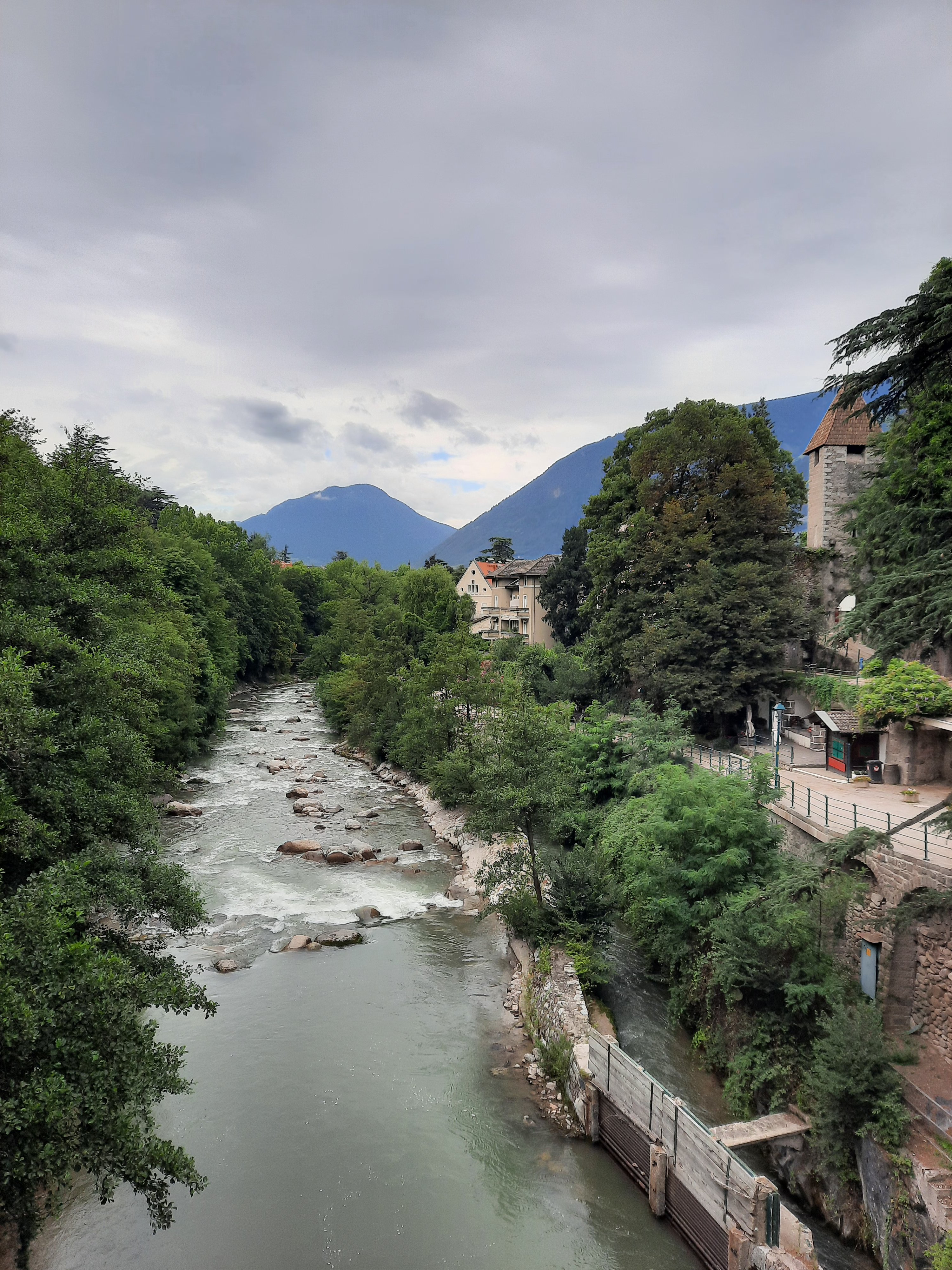 Merano, Sud Tirol, Italia. Vacaciones 2023.