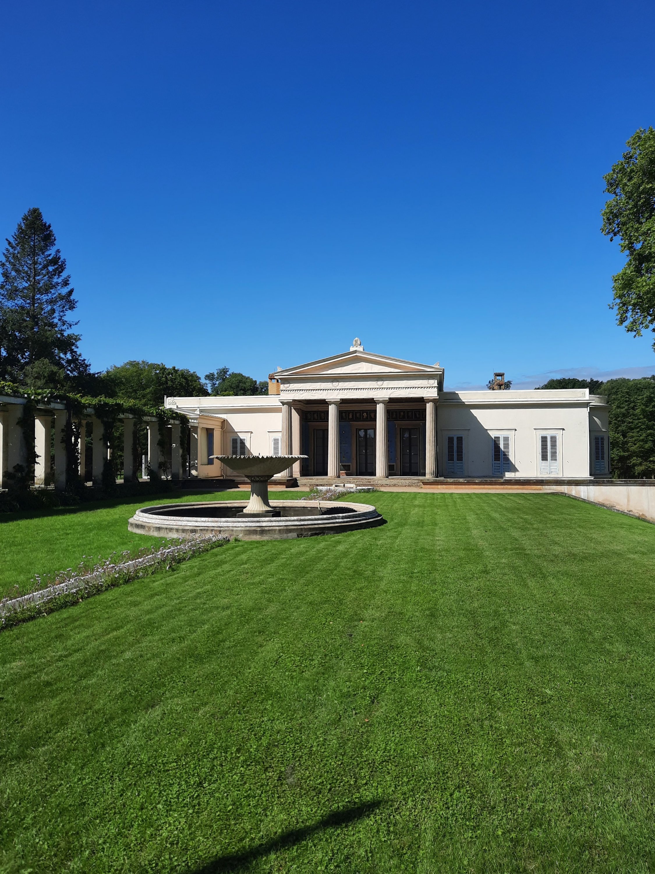El Palacio de Charlottenhof. Jardines Sanssouci, Potsdam. Alemania.