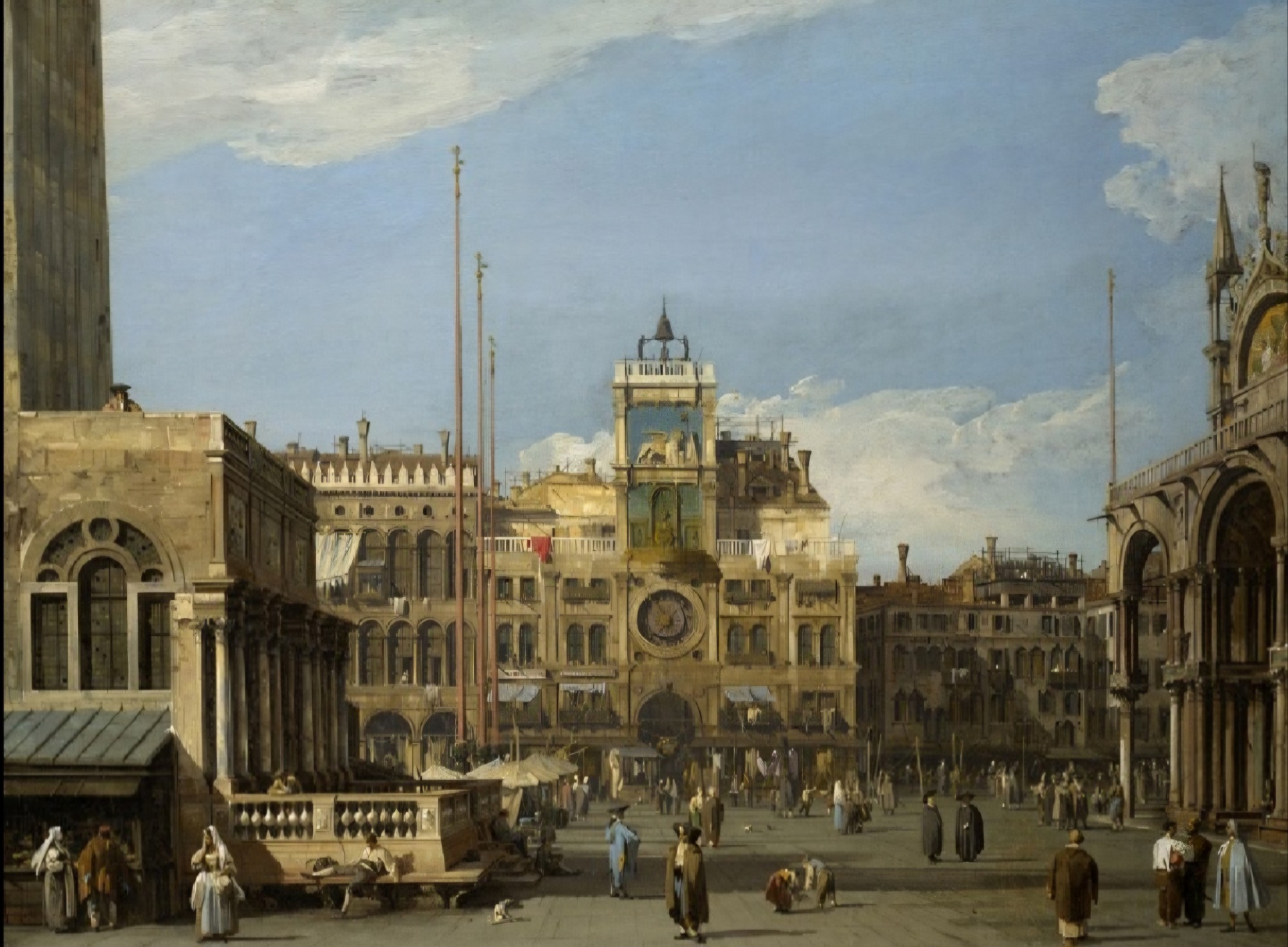 El 21 octubre de 1493 el senado de la República de Venecia decide la construcción de la torre del reloj de la Plaza de San Marco.