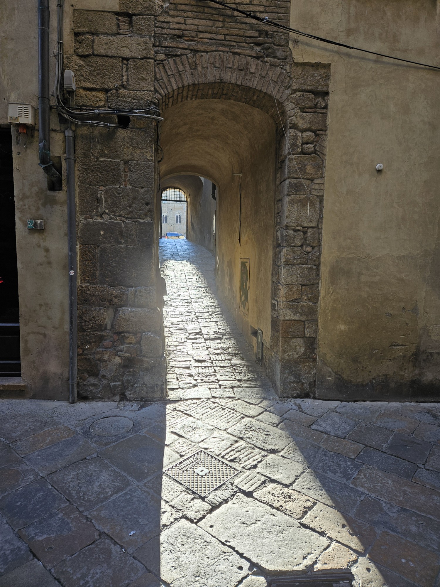 Vi la luz en Volterra, Toscana.