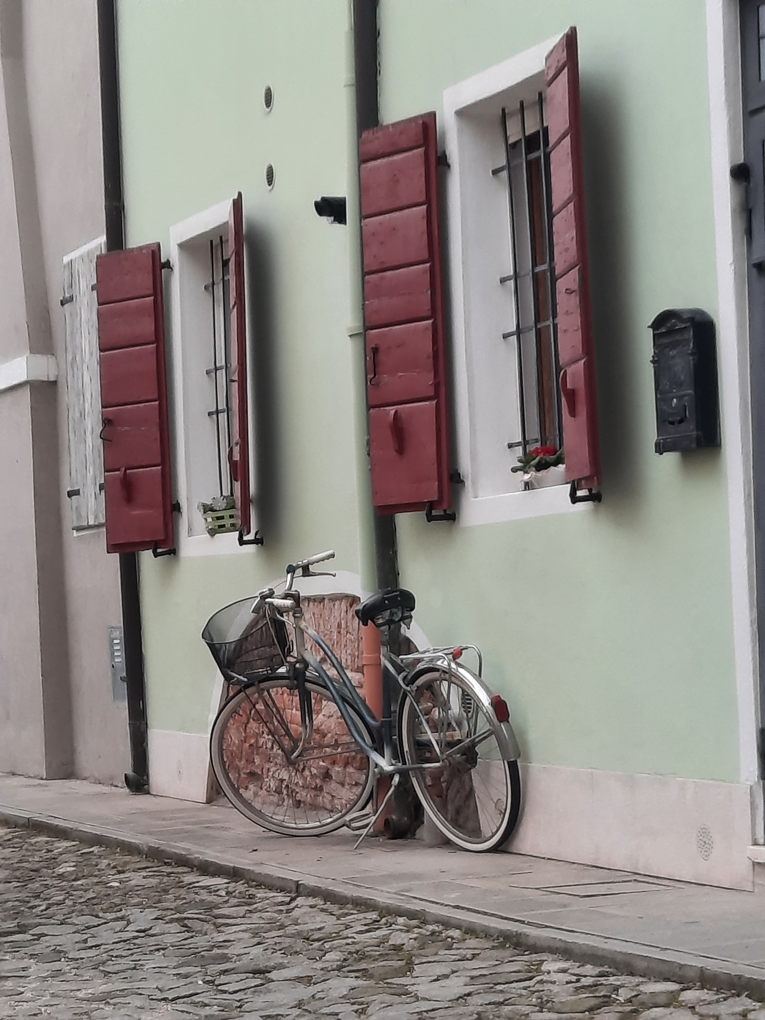 Una Bicicletta en Montagnana.