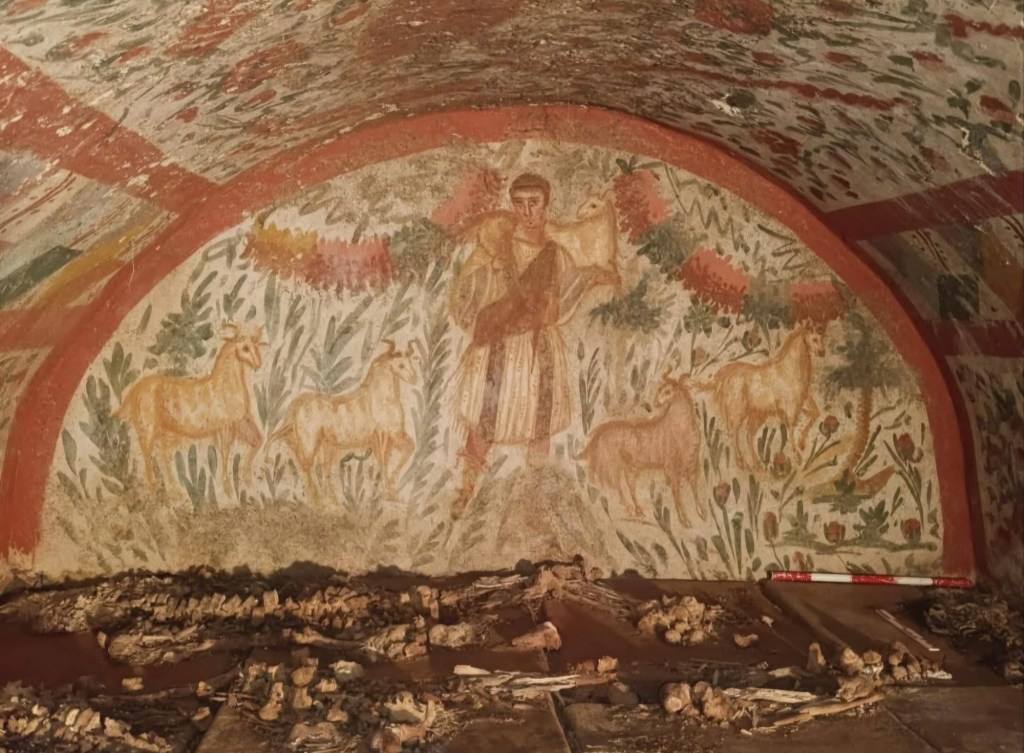 Encuentran afresco de Jesús del siglo III. Iznik, Turquía.