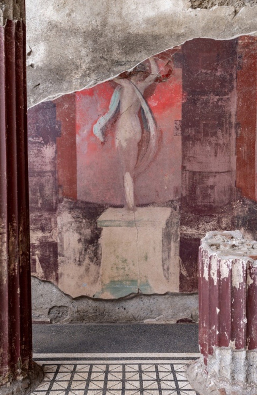 Pompei. Nell’insula 10 della Regio IX scoperta una sala per banchetti.