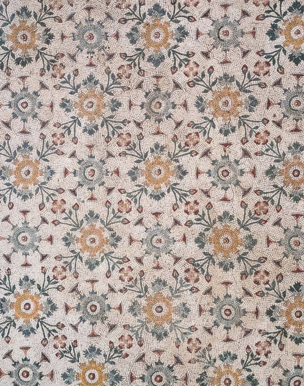 Redescubren bellísimo mosaico de flores en&nbsp;Aquileia.