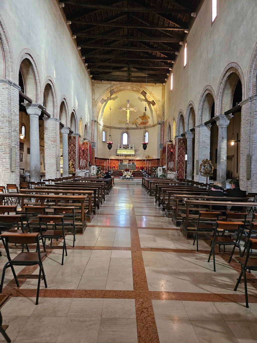 Al interior del Duomo de&nbsp;Caorle.