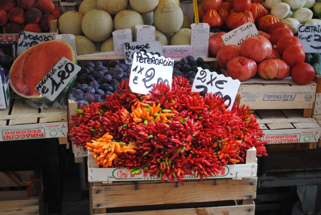 Los colores del Mercado de venezia.