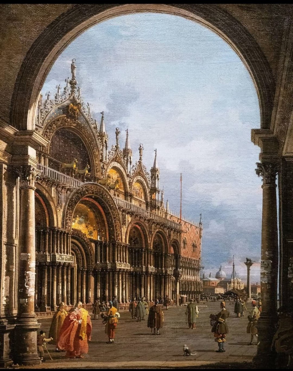 La Piazza San Marco vista desde las Procuratie Nuove — Canaletto y la perfección del vedutismo&nbsp;veneciano