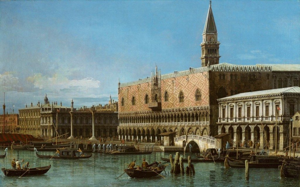 Canaletto – Il Molo con il Palazzo&nbsp;Ducale.