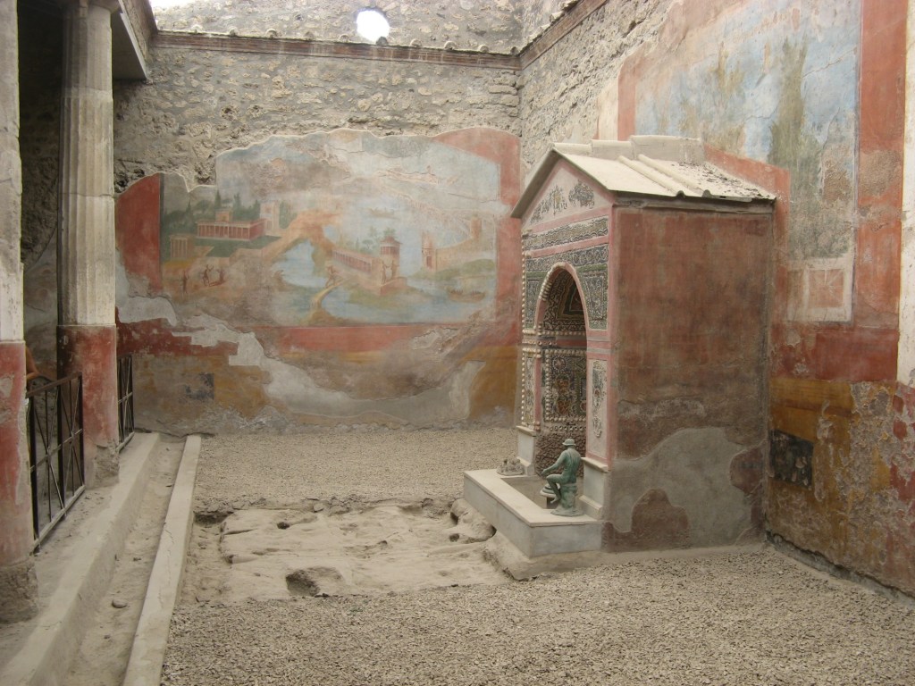 ¿Como olian los Rituales domésticos en la antigua Pompei?