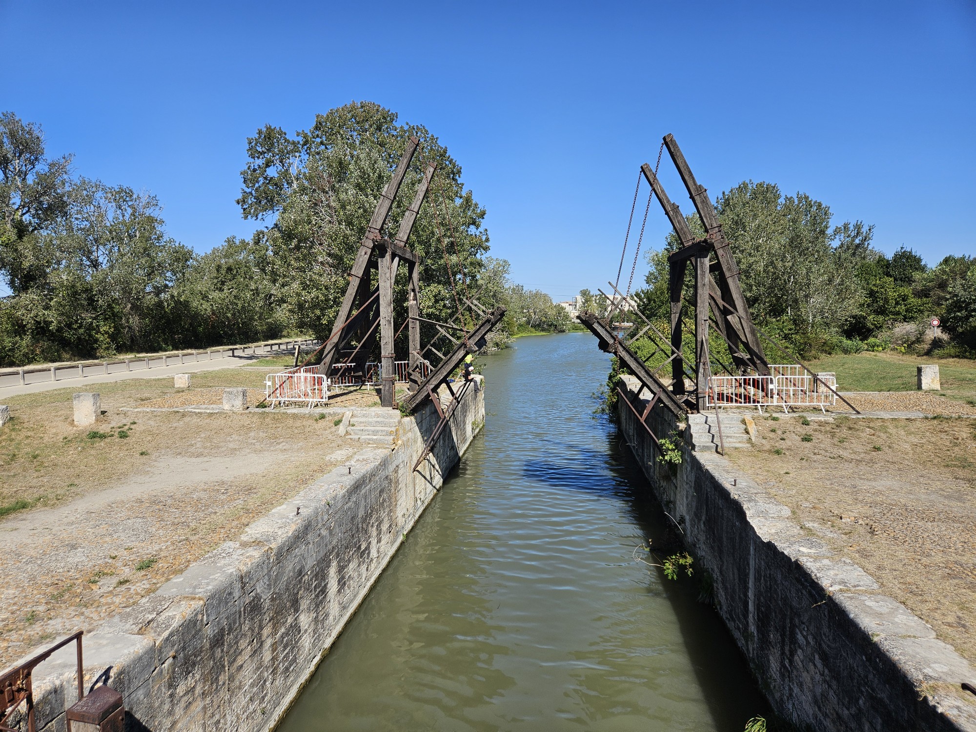 El puente de Van Gogh (Pont de Langlois), Arles, Francia.