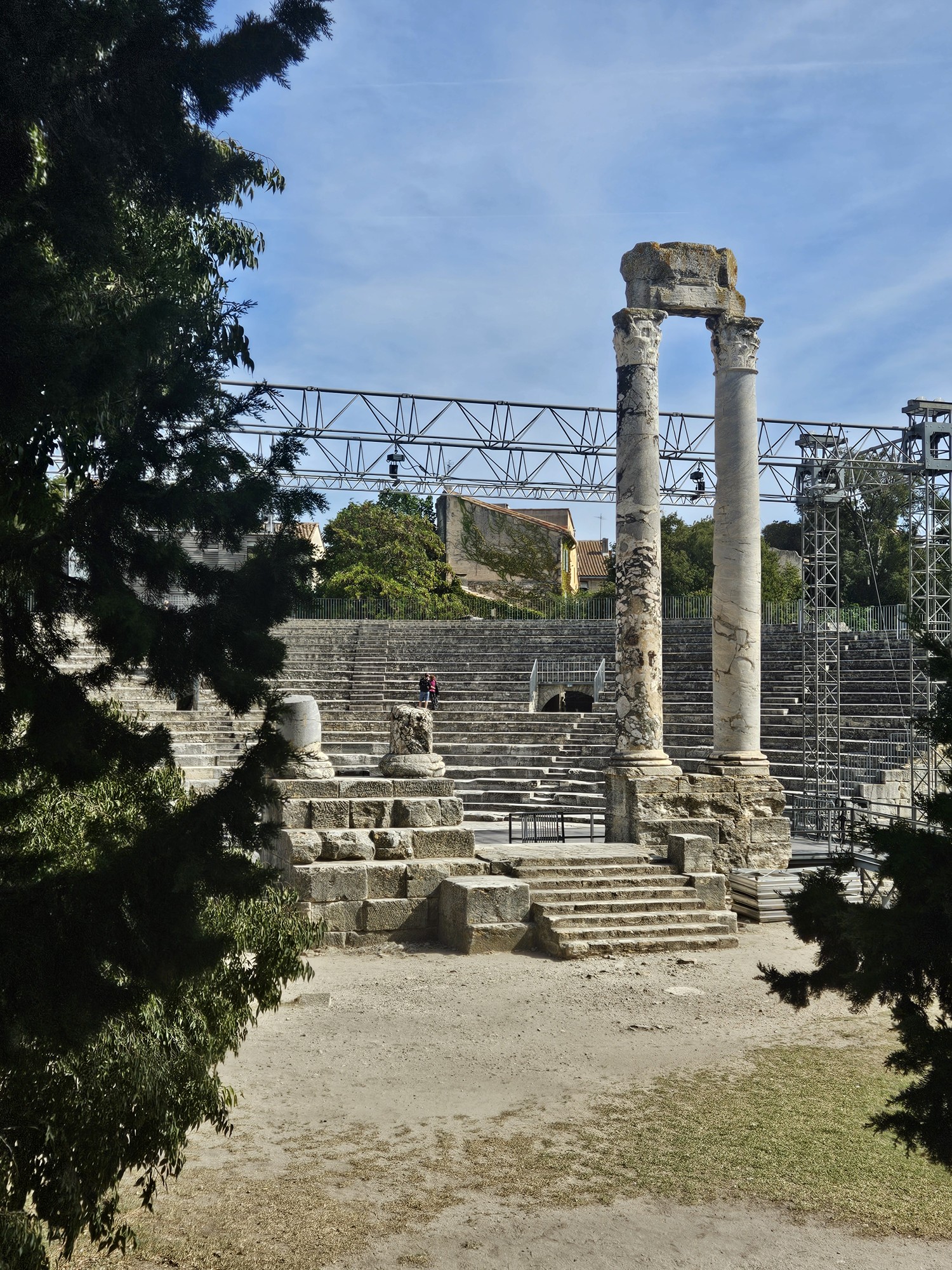 El teatro Romano de Arlés, Francia